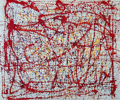 Image result for jackson pollock red painting