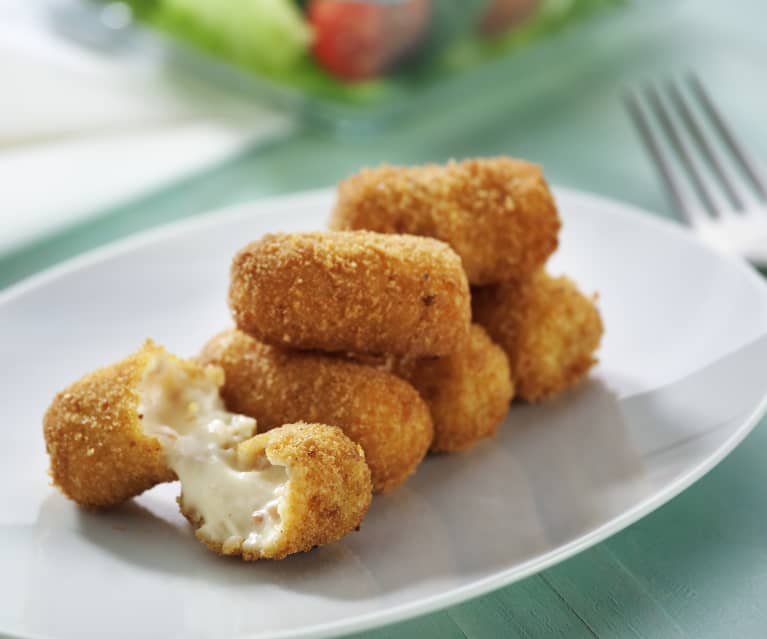 Croquetas de jamón con bechamel rápida - Cookidoo® – the official  Thermomix® recipe platform